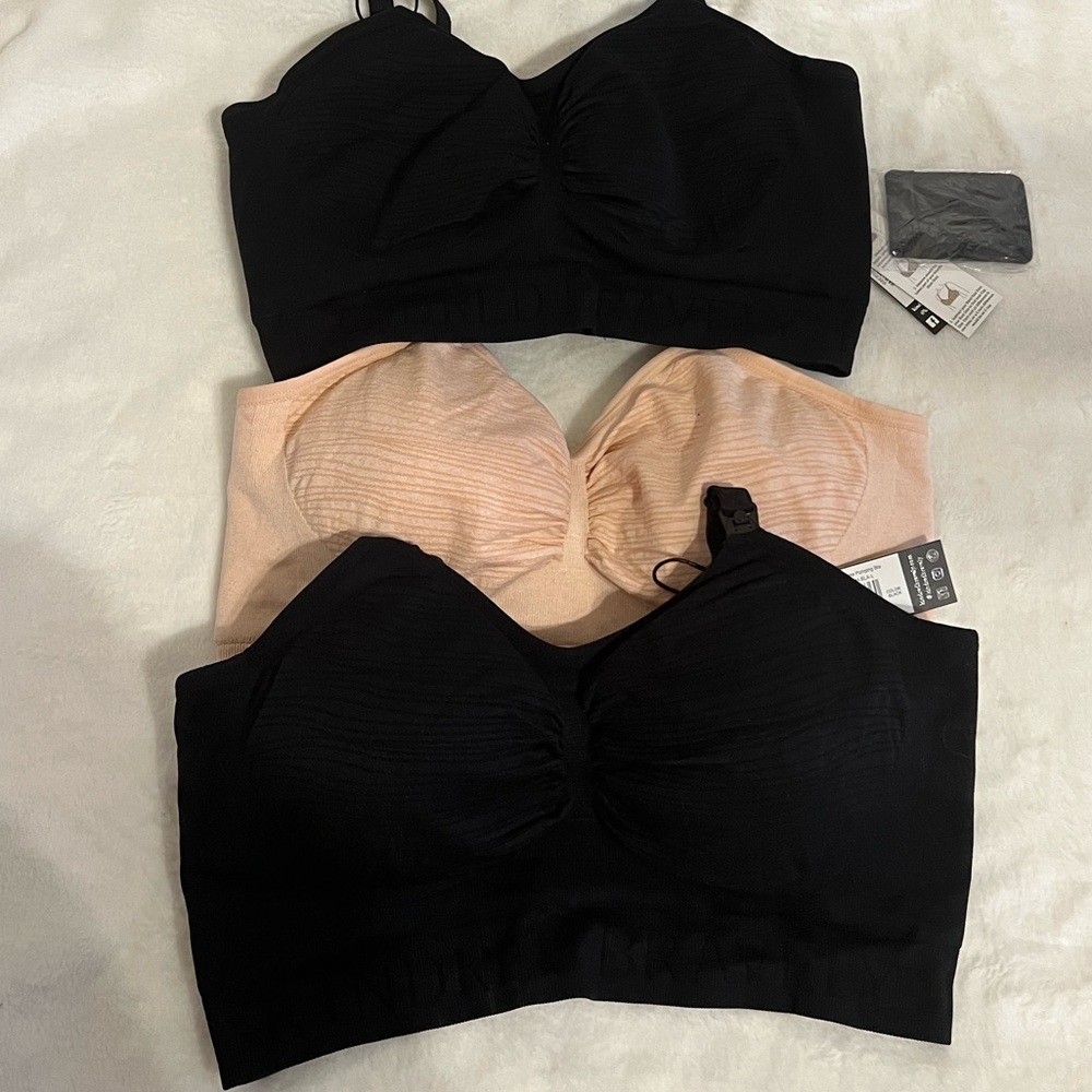 Bundle of 3- BNWT Sublime Hands Free Pumping Bra- Size Large